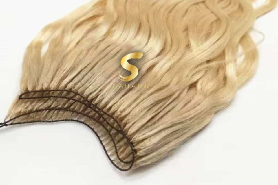 שיטת הנוצה- צמידי שיער צמידי שיער הם קבוצות שיער קטנות שמחוברות בצורת נוצה שיערה שיערה בעבודת יד ומחוברים בשרשרת של צמידים שאותה מחברים לשיערך בעזרת חרוז מיקרו קטן עדין. השיטה של הנוצה מתאימה ליצירת נפח שיער ואורך יחד . בשיטת הנוצה משתמשים בחרוז מיקרו קטן שאינו יוצר לחץ על הקרקפת ונותן תחושה אוורירית וקלילה ומונע תלישת שיער